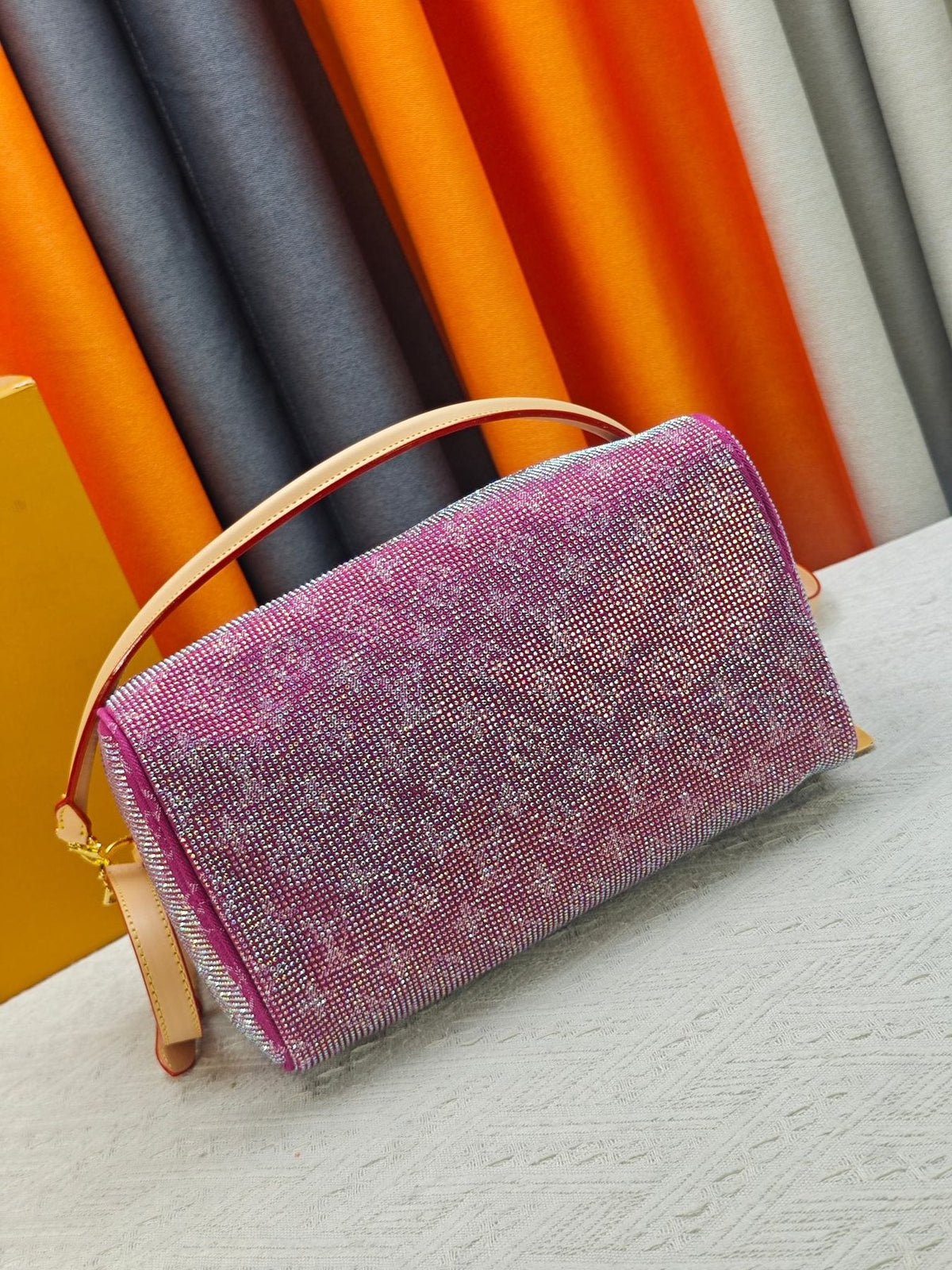 Louis Vuitton Speedy Bandoulière Embellished Monogram Bag — detail