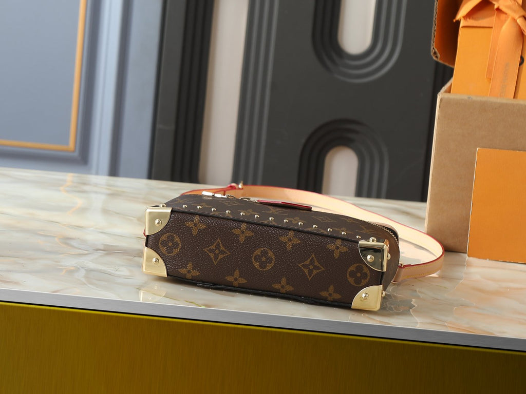 Louis Vuitton Vanity Pouch Monogram Trunk-Style Handbag — detail