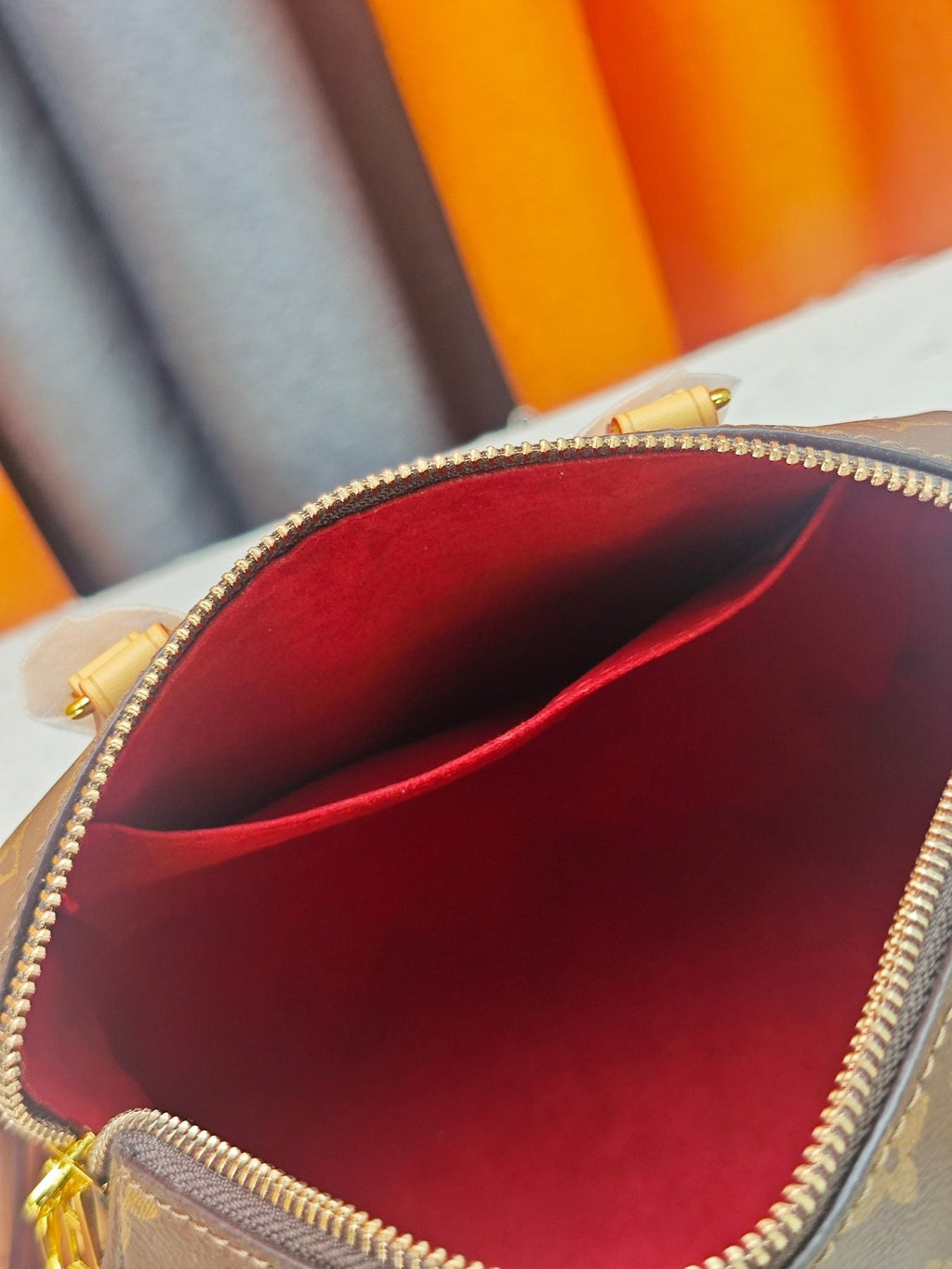Louis Vuitton Speedy Bandoulière Monogram Bag — detail