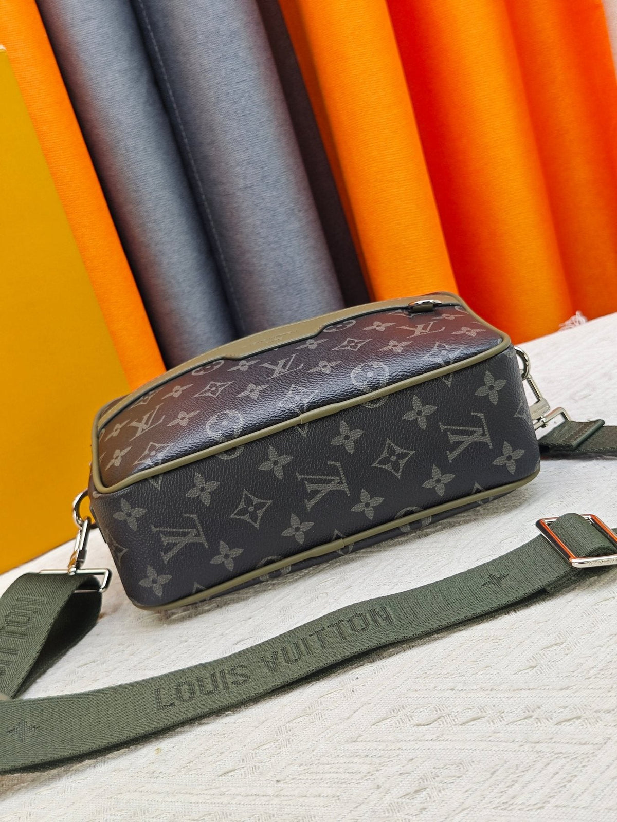 Louis Vuitton Courrier Monogram Messenger Bag — detail