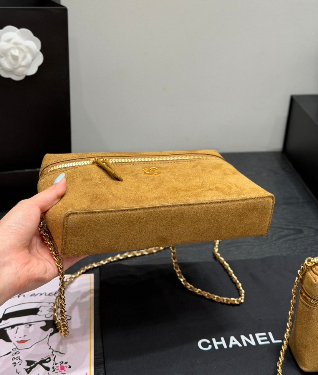 Chanel LP Top-Handle Vanity Bag — detail