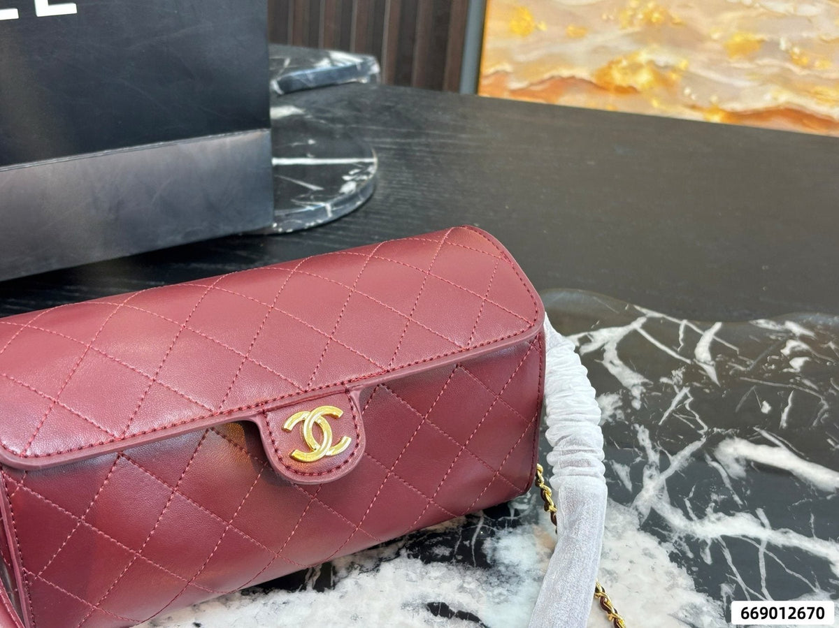 Chanel Arched-Handle Flap Bag — detail