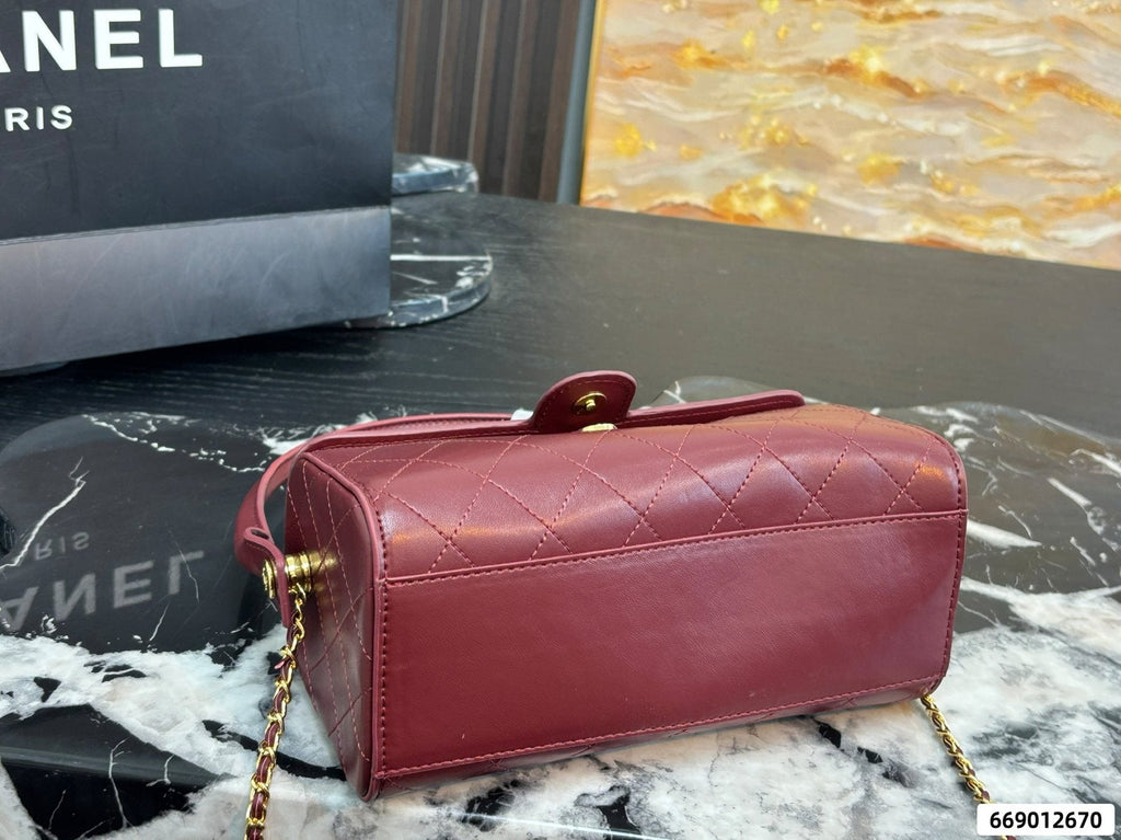 Chanel Arched-Handle Flap Bag — back