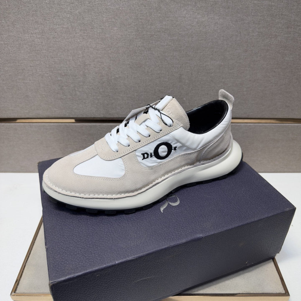 Dior Men's Paneled Low-Top Sneakers — front