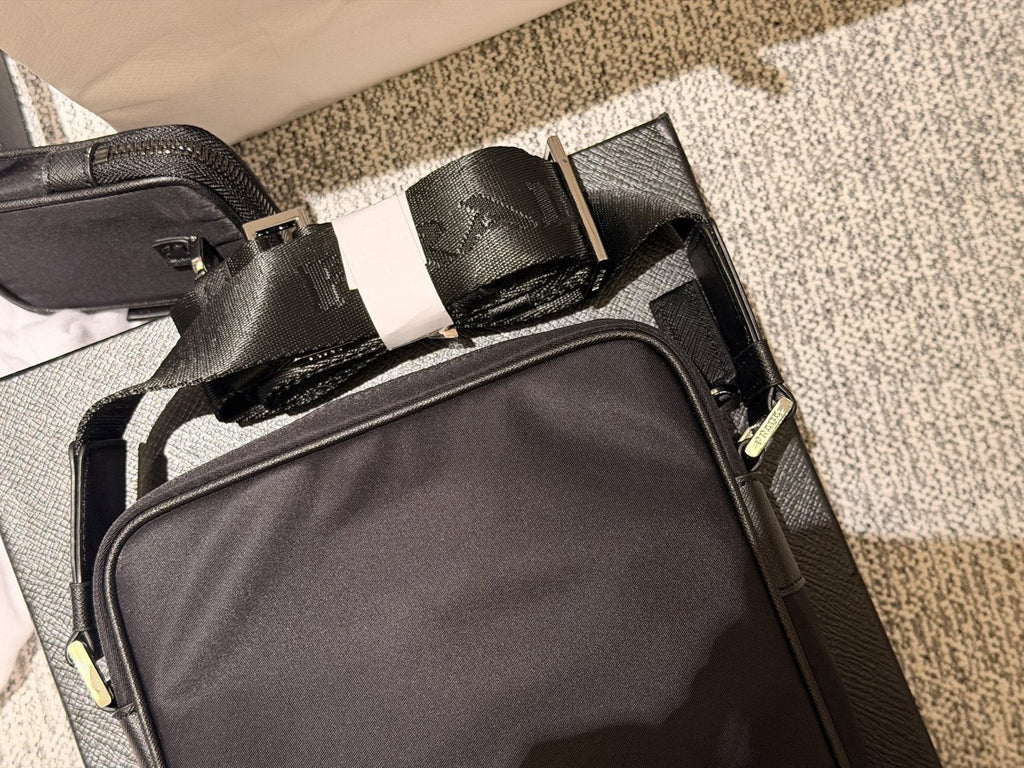 Prada Nylon Crossbody Bag with Strap Pouch — detail