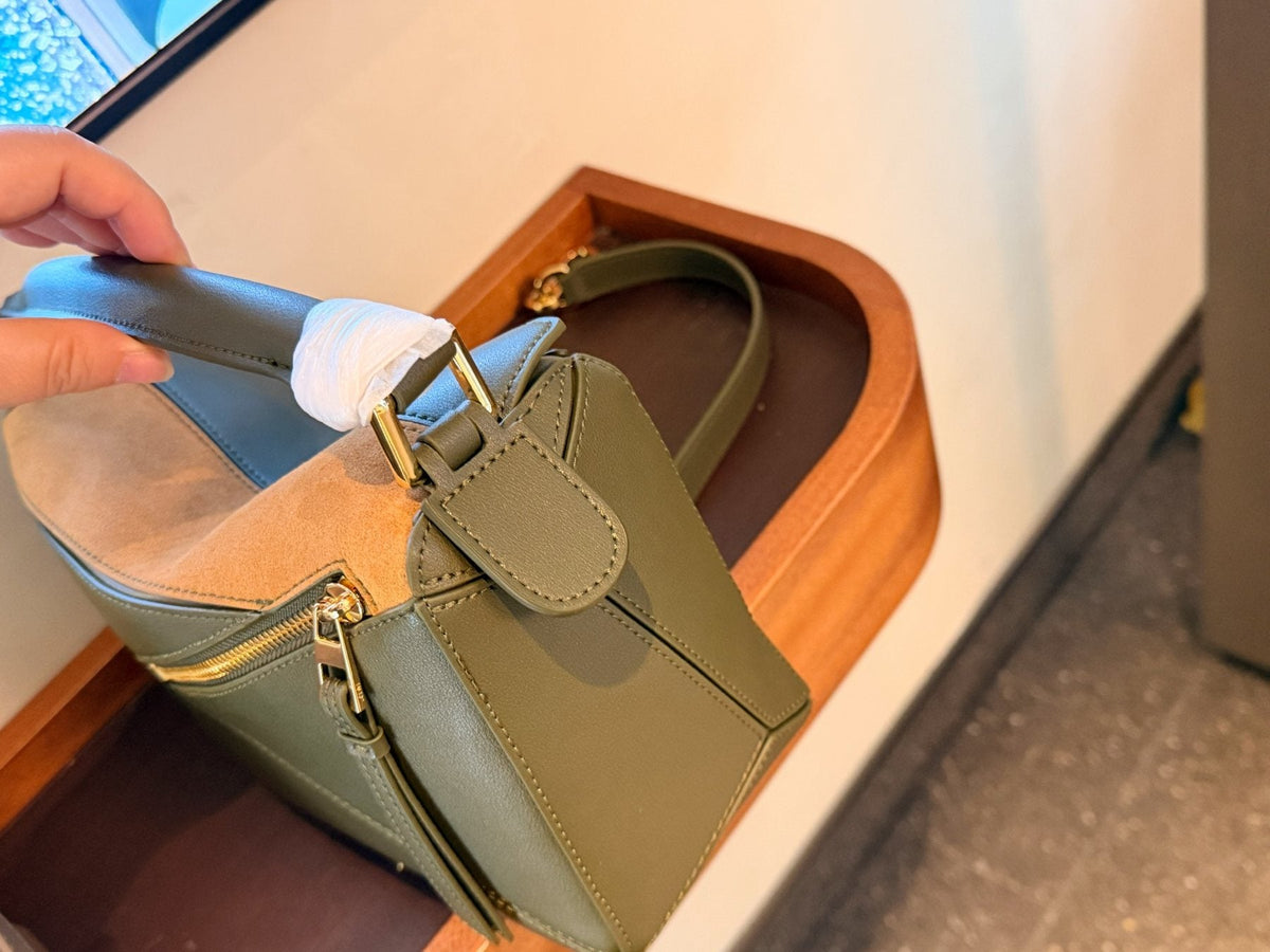Loewe Puzzle Top-Handle Shoulder Bag — back