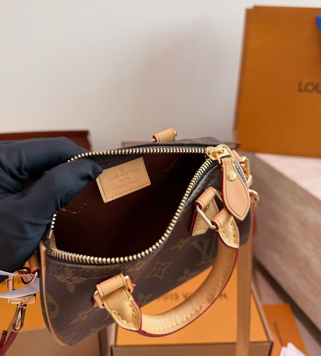 Louis Vuitton Nano Monogram Barrel Bag — detail