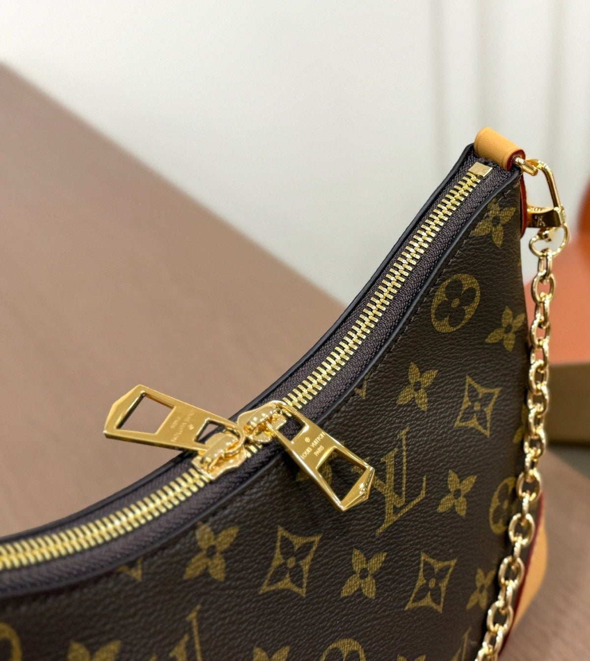 Louis Vuitton Monogram Crescent Shoulder Bag — detail