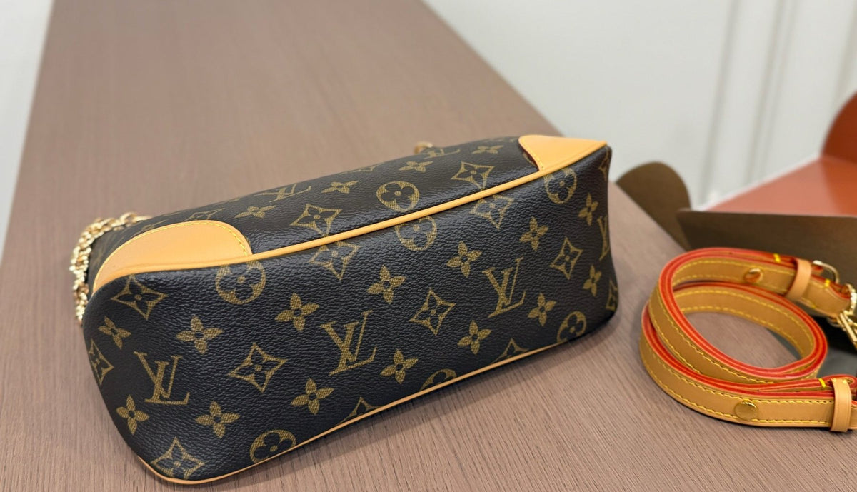 Louis Vuitton Monogram Crescent Shoulder Bag — detail