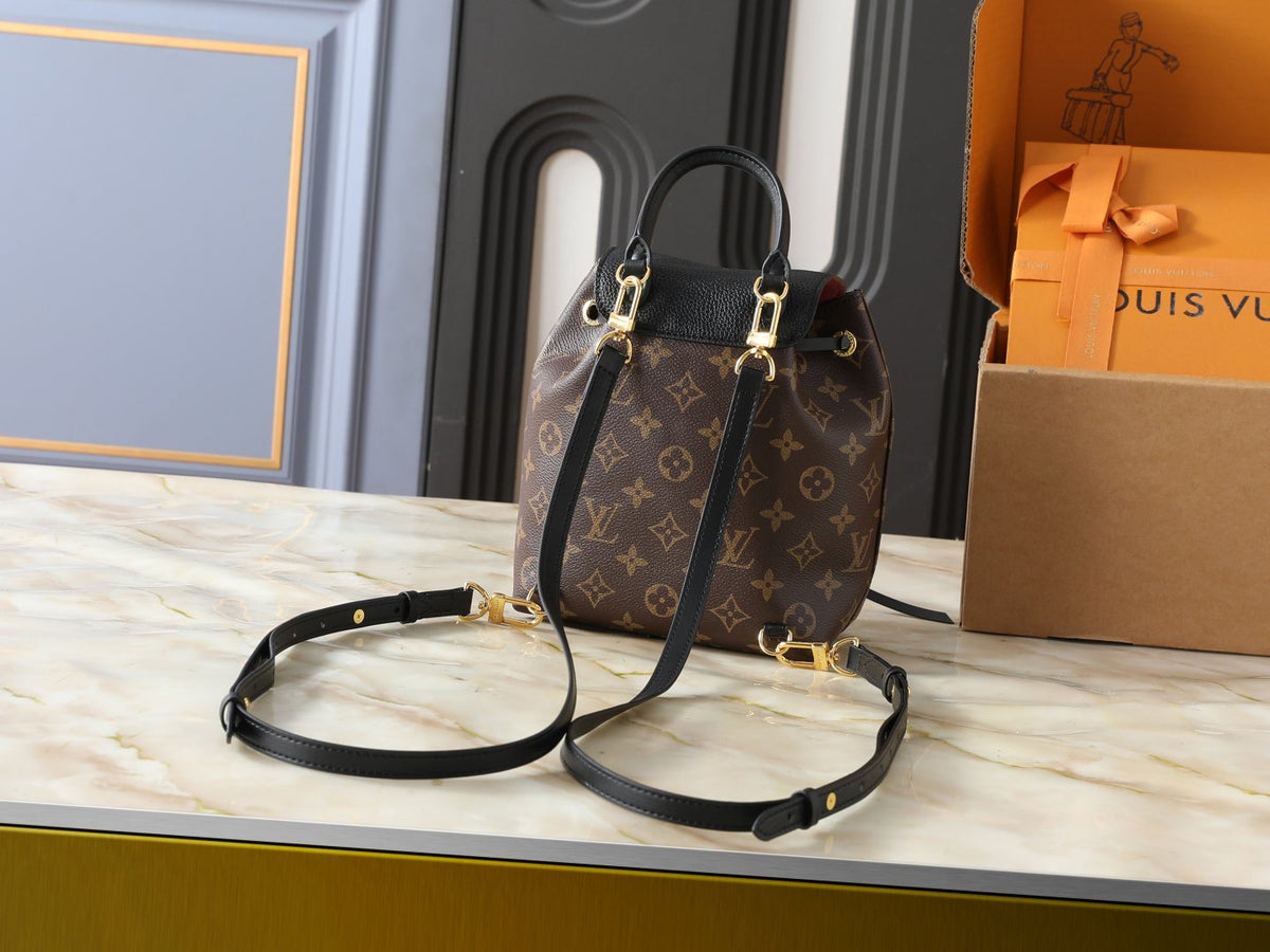 Louis Vuitton Montsouris BB Monogram Backpack — back