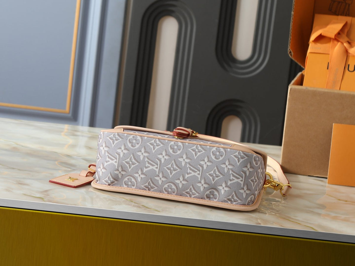 Louis Vuitton Diane Monogram Denim Shoulder Bag — detail